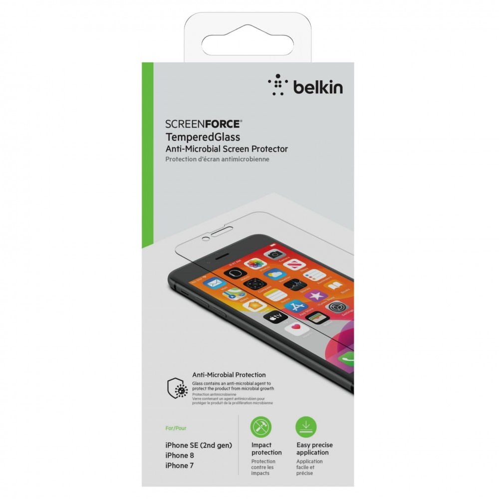 Belkin Displayfolie Temp Glass Antim Iphone 6 6s 7 8 Se Vendo