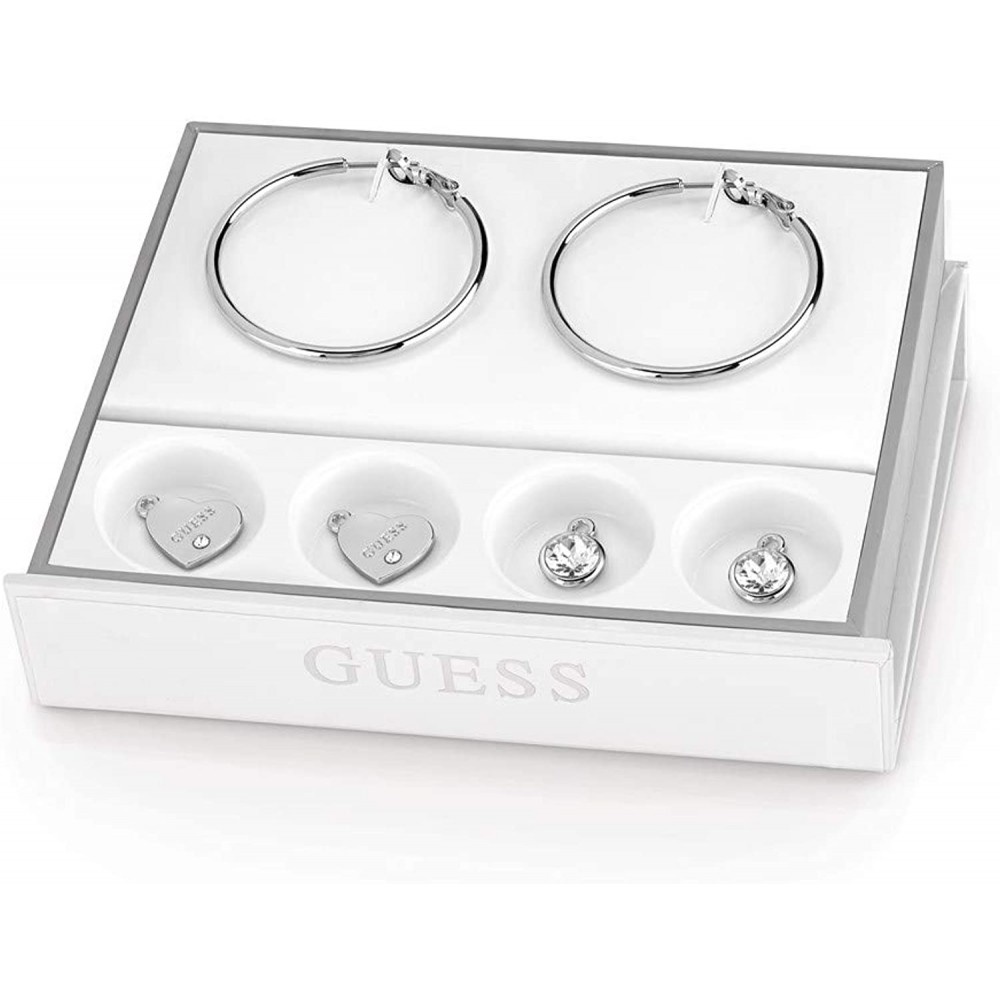 Guess oorbellen 3 delige set UBS84004