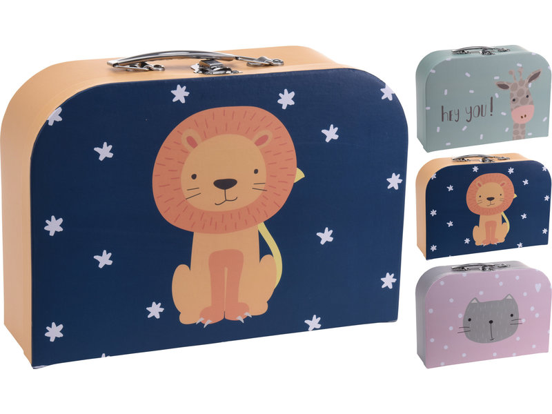 Valise Enfant Rose Chat 30x21x9 5cm