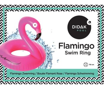 Flamingo Swim Ring Didak - 110cm