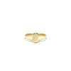 Wildflowers Signet Ring Gold Plated
