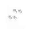 Rise and Shine Studs Silver Plated