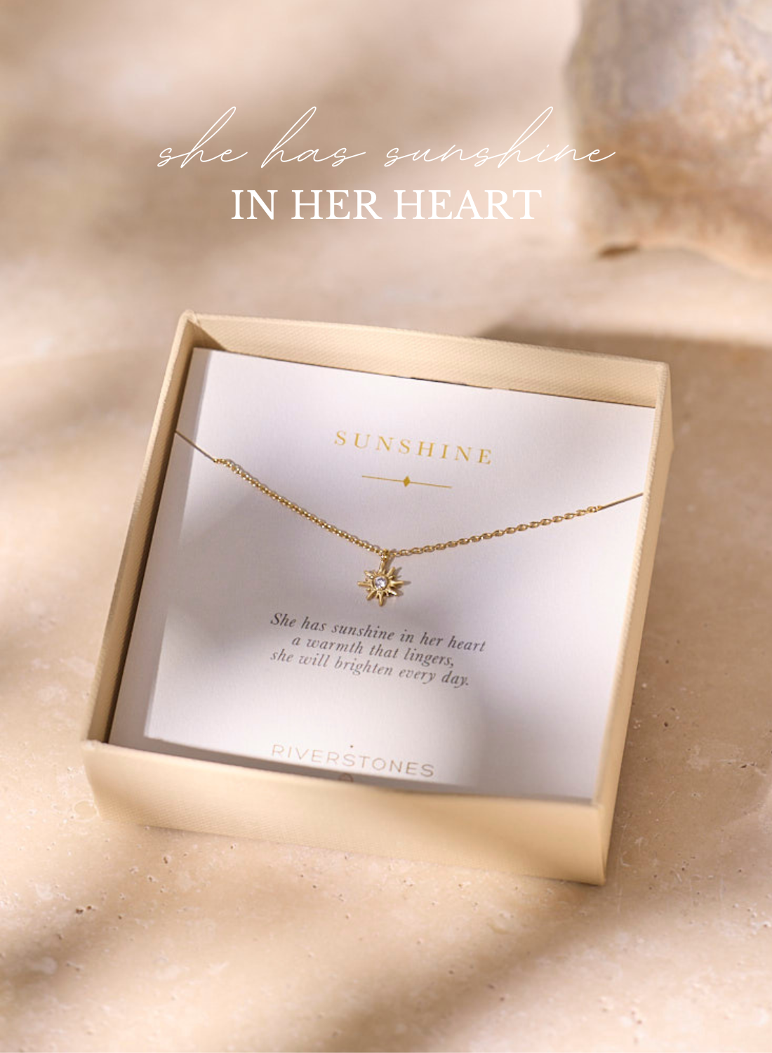 Sunshine Ketting Verguld