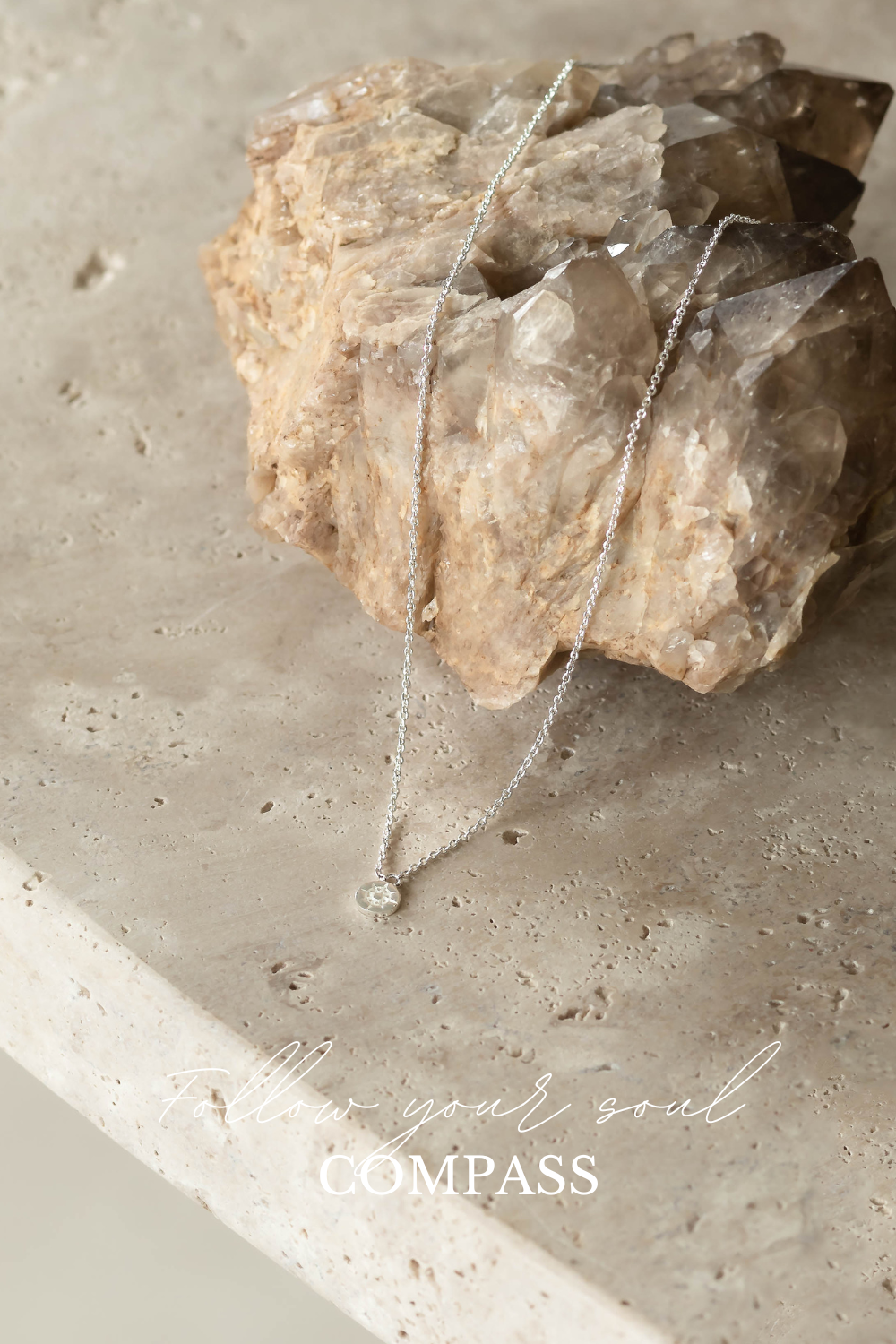 Compass Ketting Zilver