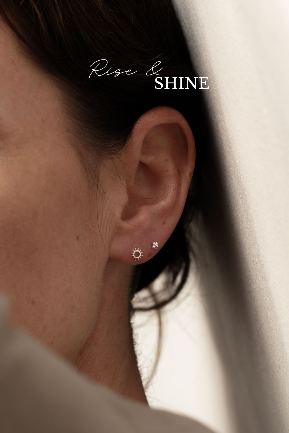 Rise and Shine Studs Zilver