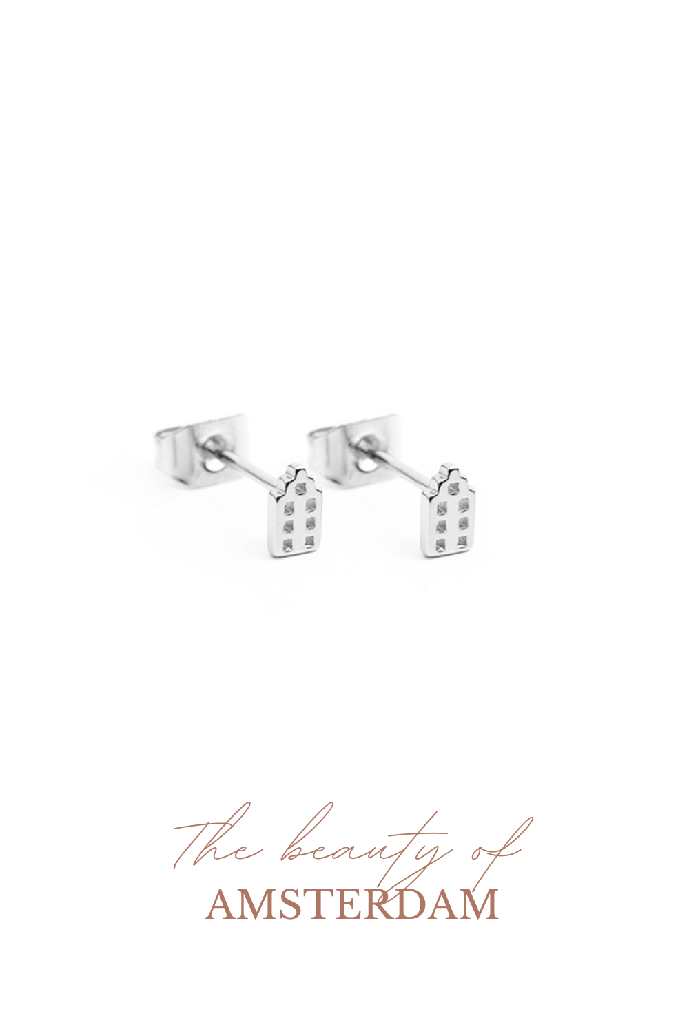 De Jordaan Studs Zilver