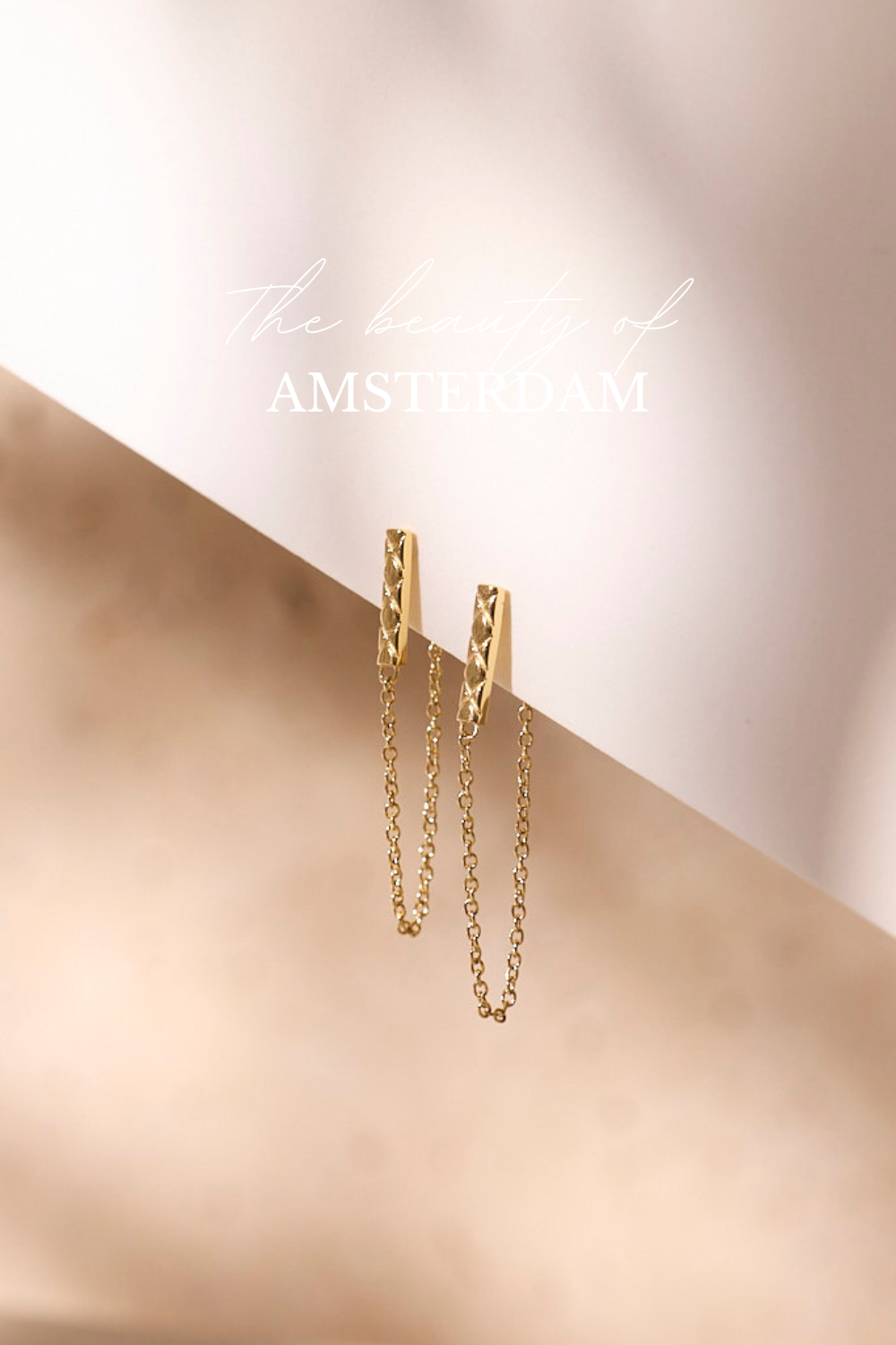 Metropolis Oorbellen Verguld