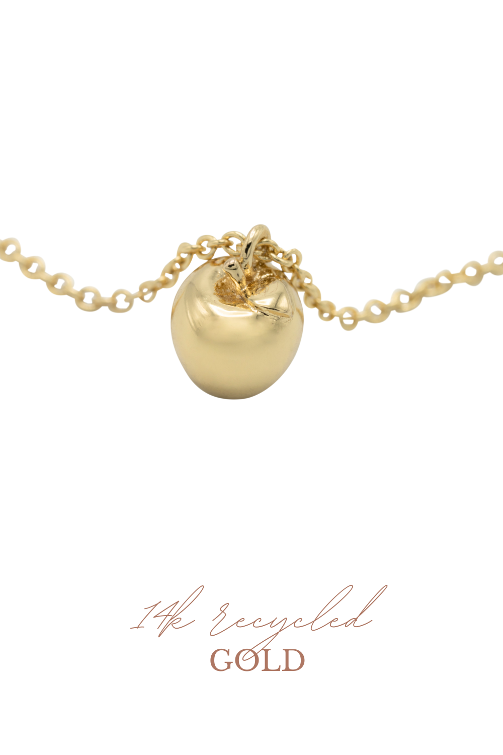 Apple Ketting  - 14k Gerecycled Goud