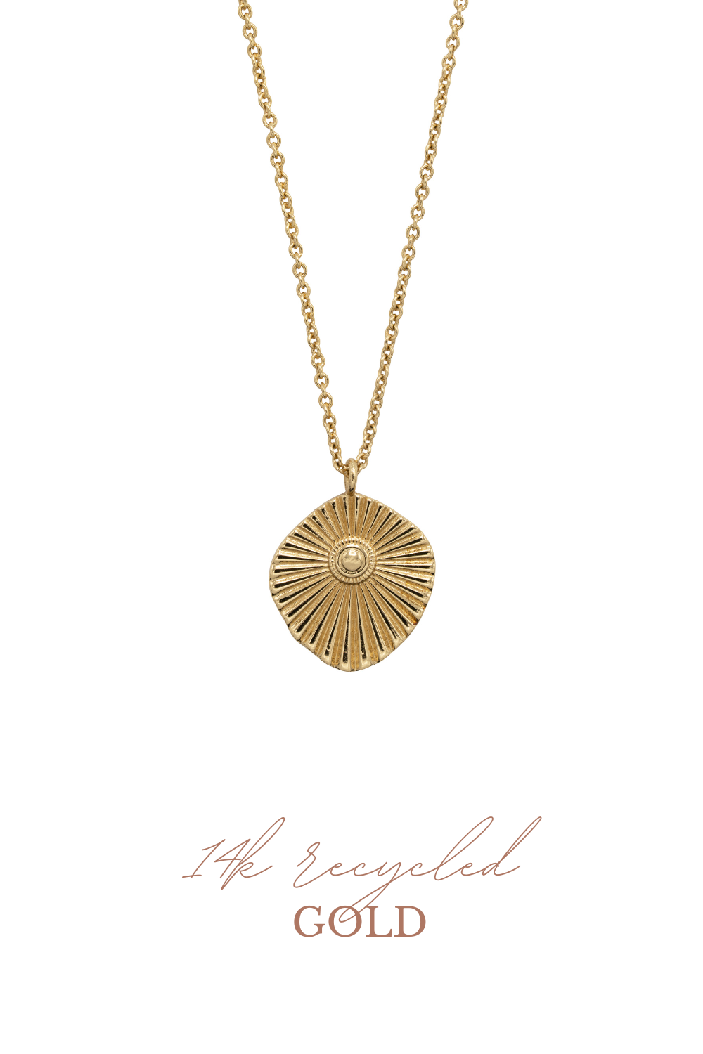 Solis Ketting - 14k Gerecycled Goud