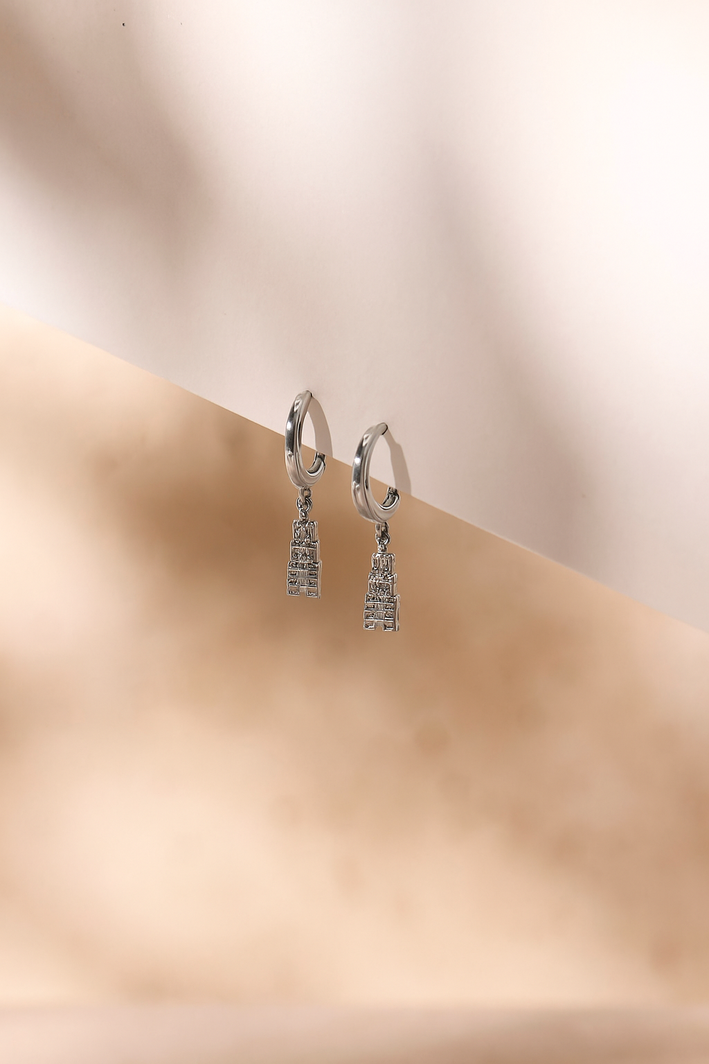 Domtoren Utrecht Oorbellen Zilver