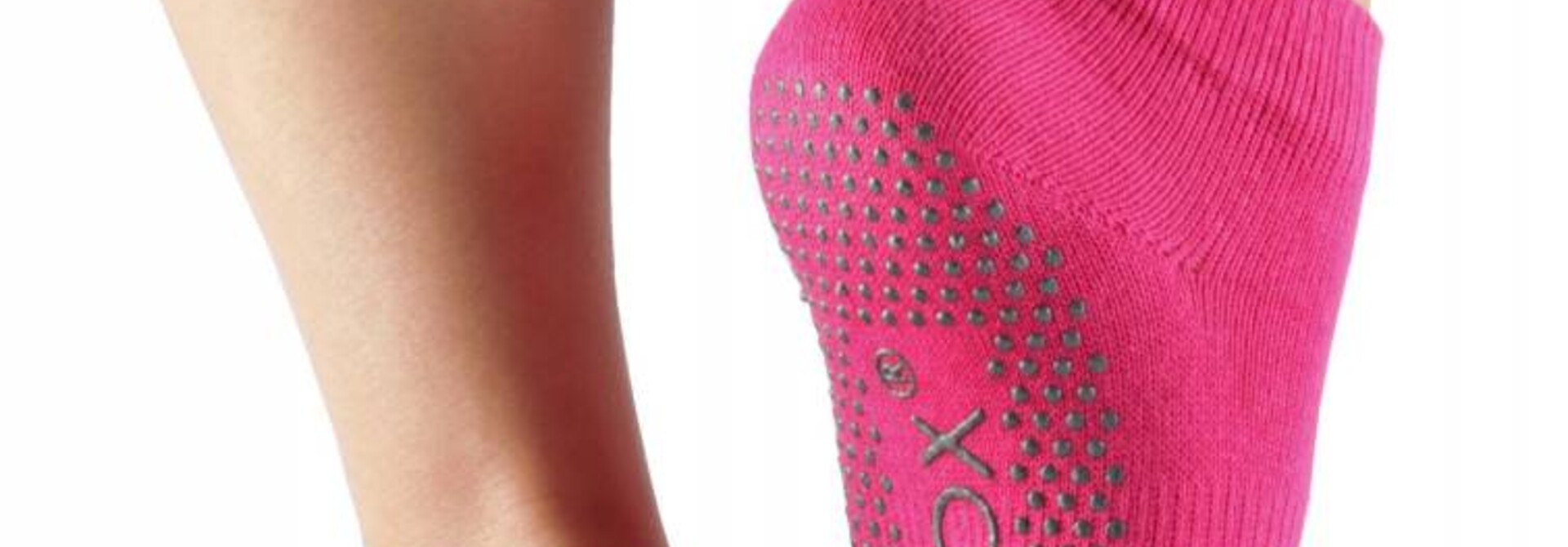 Toesox Ankle Full Toe - Fuchsia