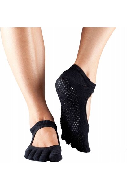 Toesox Yoga Sokken Bellarina Dichte Tenen - Black