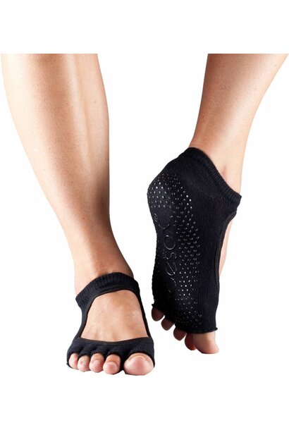 Toesox Yoga Sokken Bellarina Open Tenen - Zwart