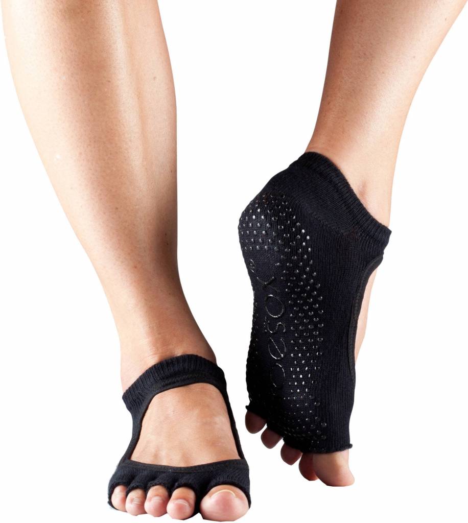 Toesox Bellarina Half Toe - Black - Yogisha Amsterdam