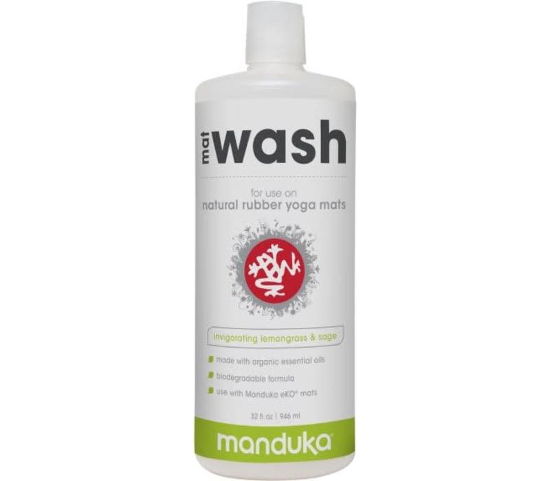 Manduka Natural Rubber Mat Wash 946ml Invigorating Lemongrass