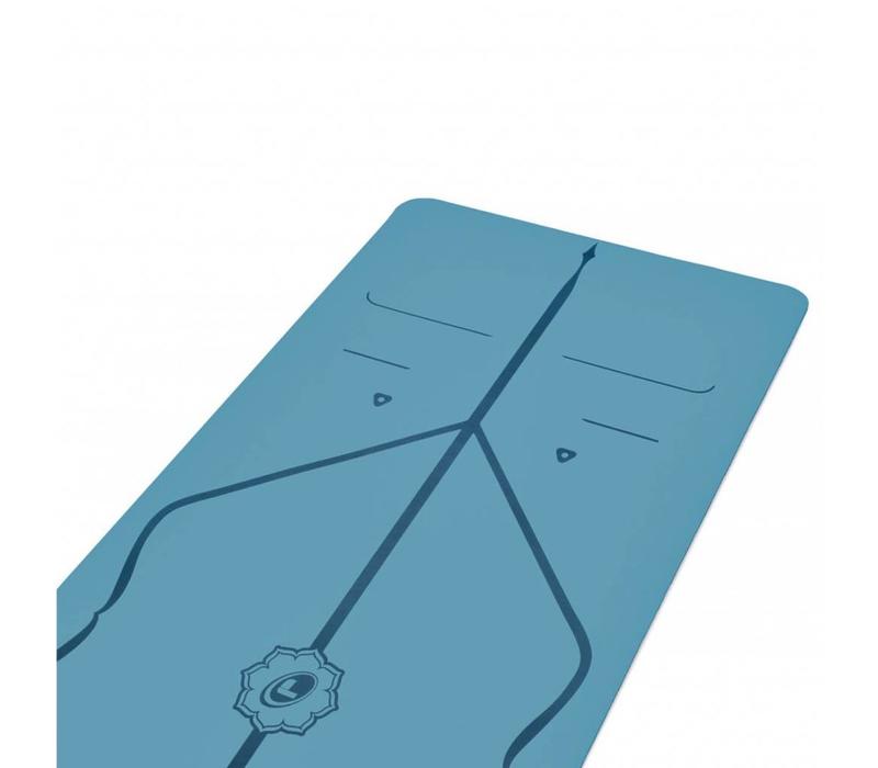 Liforme Reise Yogamatte 180cm 66cm 2mm - Blau