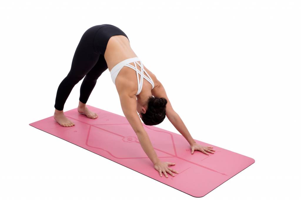 Liforme Travel Yoga Mat 180cm 66cm 2mm - Pink - Yogisha