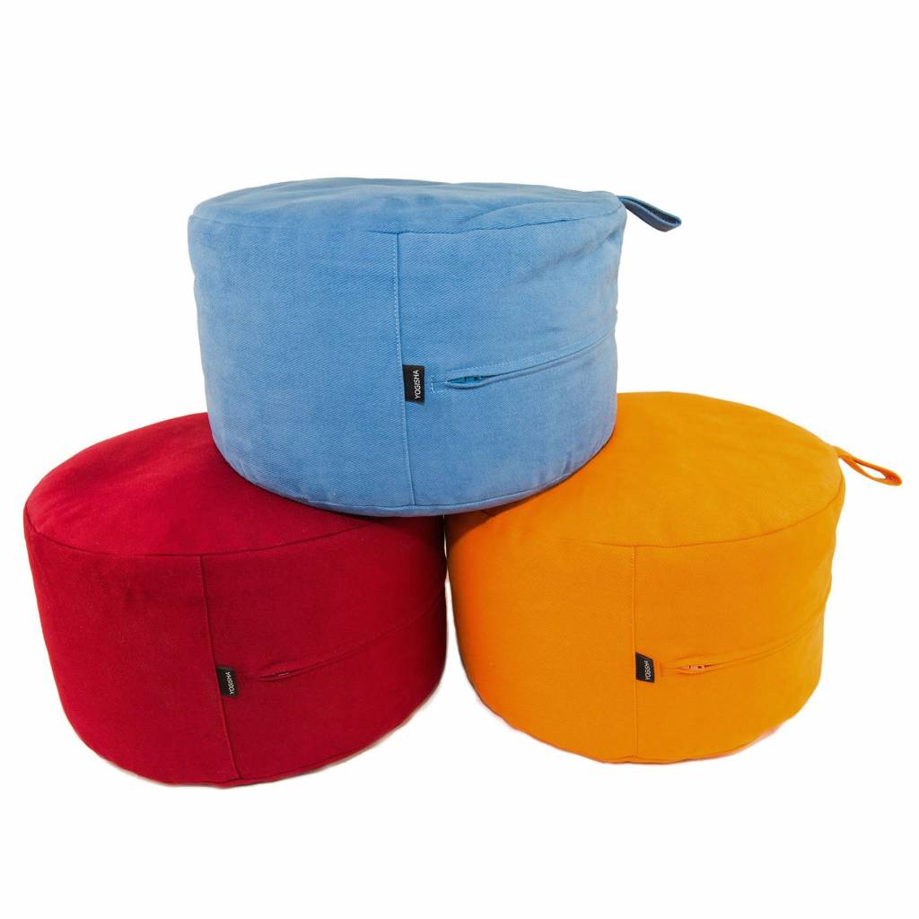 Meditation cushion 17cm high - Bordeaux-3