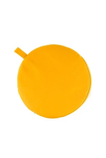 Yogisha Meditation Cushion Deluxe 17cm high - Yellow