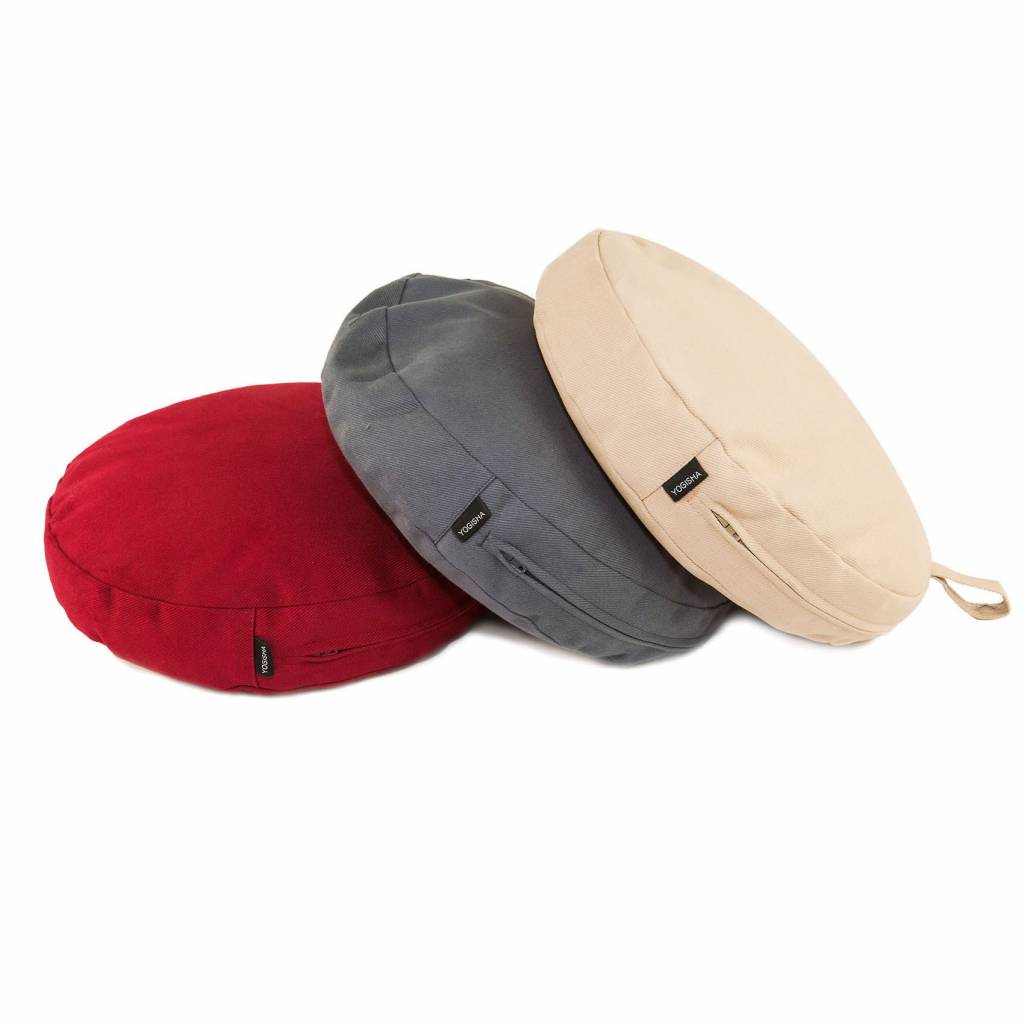 Yogisha Meditationskissen Deluxe 5 cm hoch – Grün-3