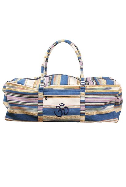 Yoga Kit Bag Deluxe - Blue Stripes