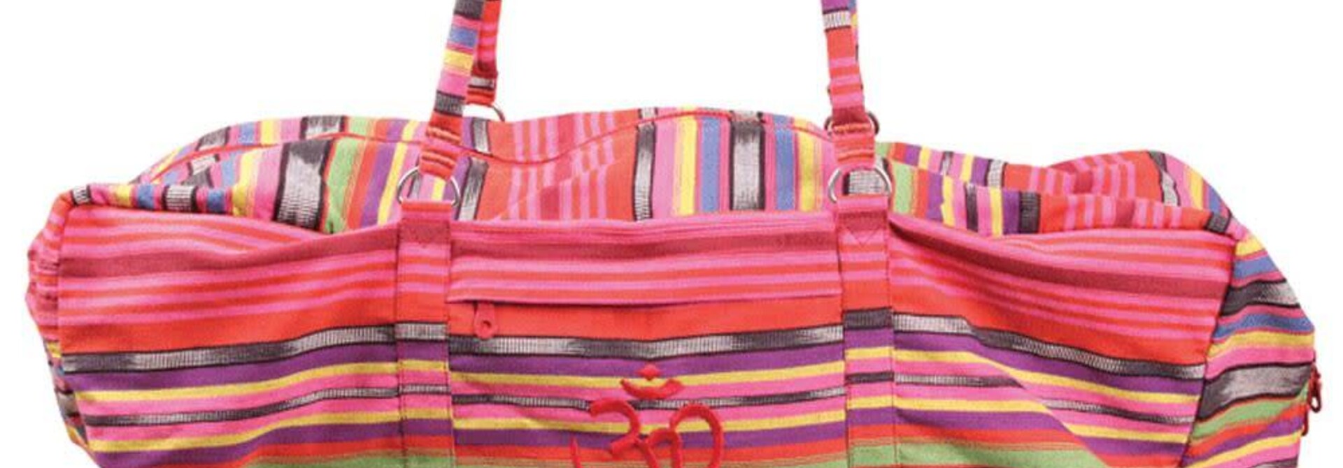 Yoga Kit Bag Deluxe - Pink Stripes