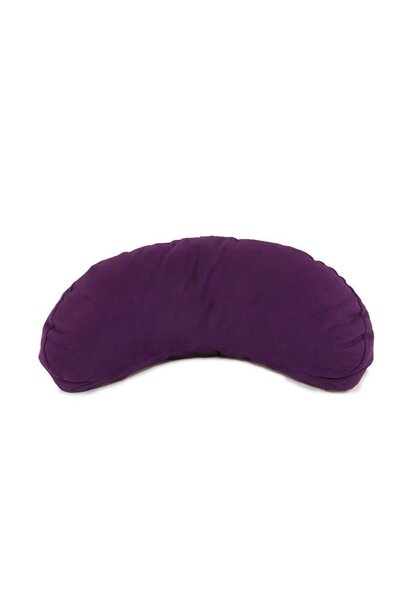 Yogisha Meditation Cushion Deluxe Half Moon - Purple