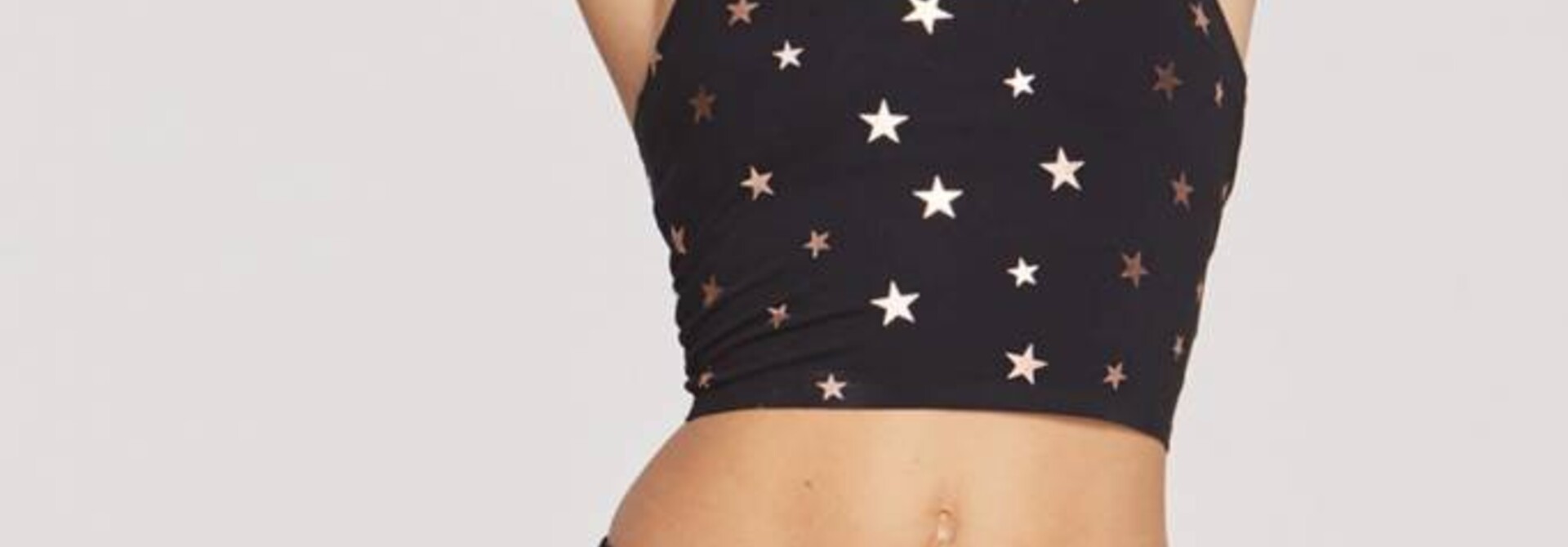 Spiritual Gangster Starry Vibes Stretch Asana Short - Black