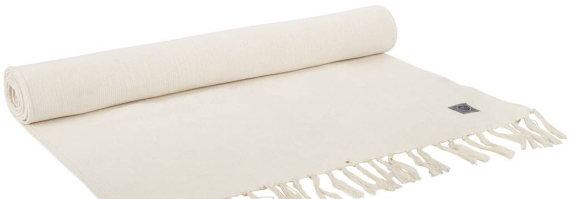 Yogamatte Teppich Baumwolle 200cm 65cm 2mm - Natürlich