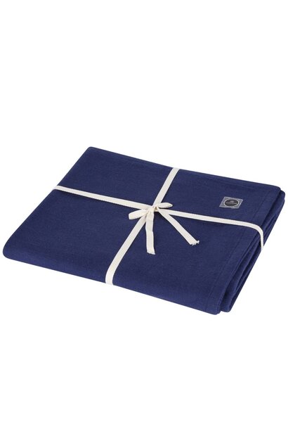 Yogisha Yoga-Decke aus Baumwolle – Dunkelblau