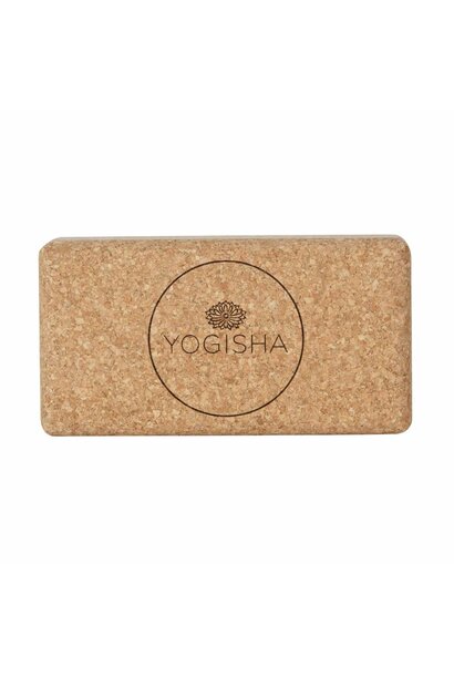 Yogisha Yoga Block Flat Cork - Yogisha Amsterdam