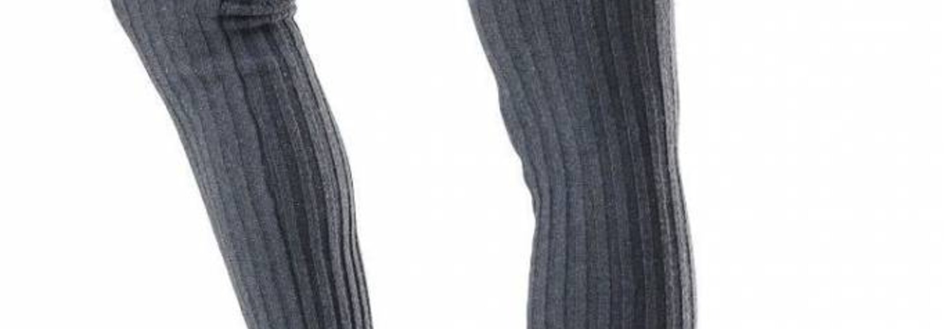 Toesox Thigh High Leg Warmer - Grey