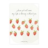 A Beautiful Story A Beautiful Story Ansichtkaart - Strawberries Watercolour