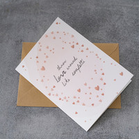 A Beautiful Story Greeting Card - Confetti Watercolour