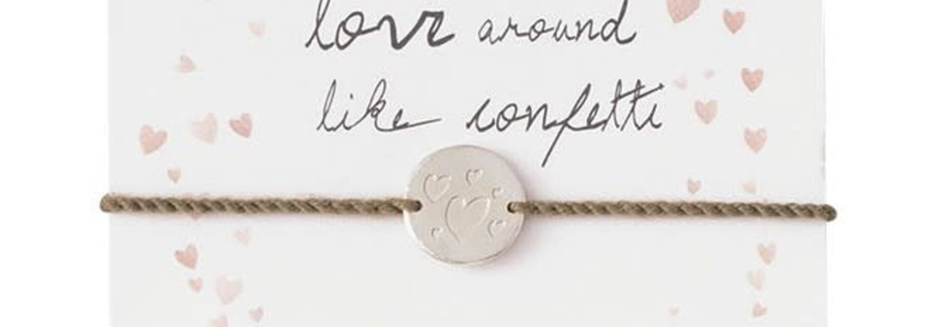 A Beautiful Story Sieraden Ansichtkaart - Confetti