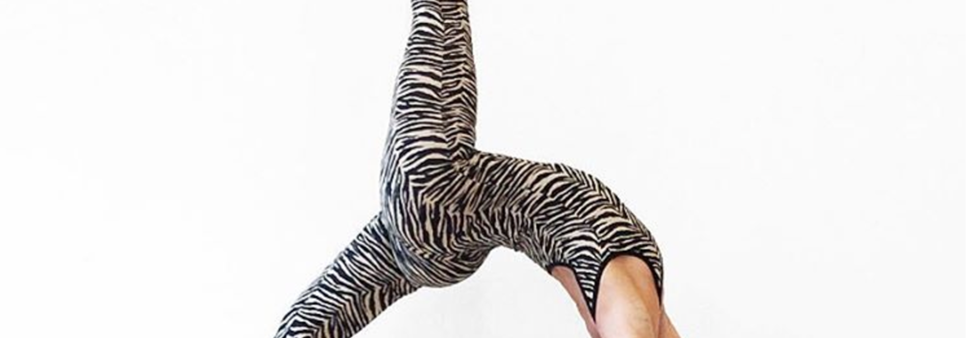 Funky Simplicity Catsuit - Cream Black Zebra