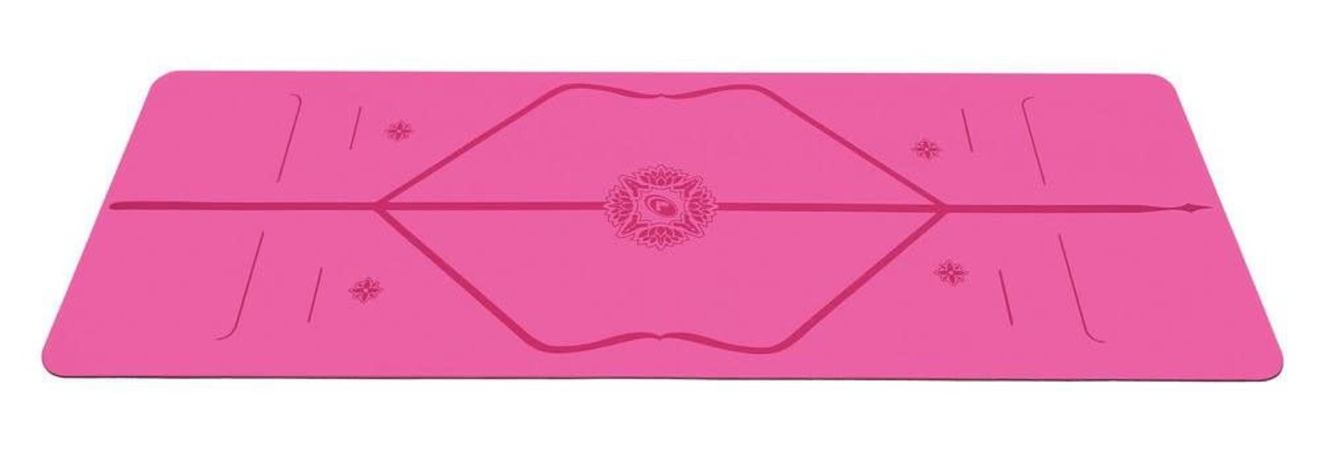 Liforme Gratitude Yoga Mat 185cm 68cm 4.2mm - Grateful Pink