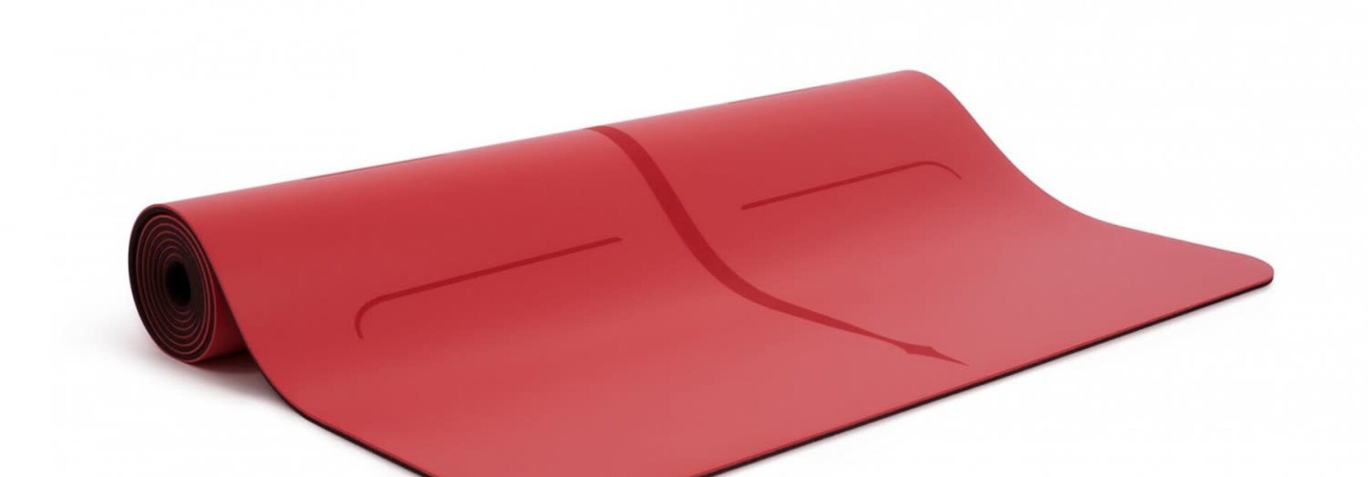 Liforme Love Reise Yogamatte 180cm 66cm 2mm - Rot