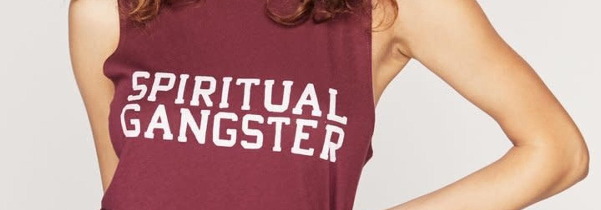 Spiritual Gangster Varsity Muscle Tank - Fig