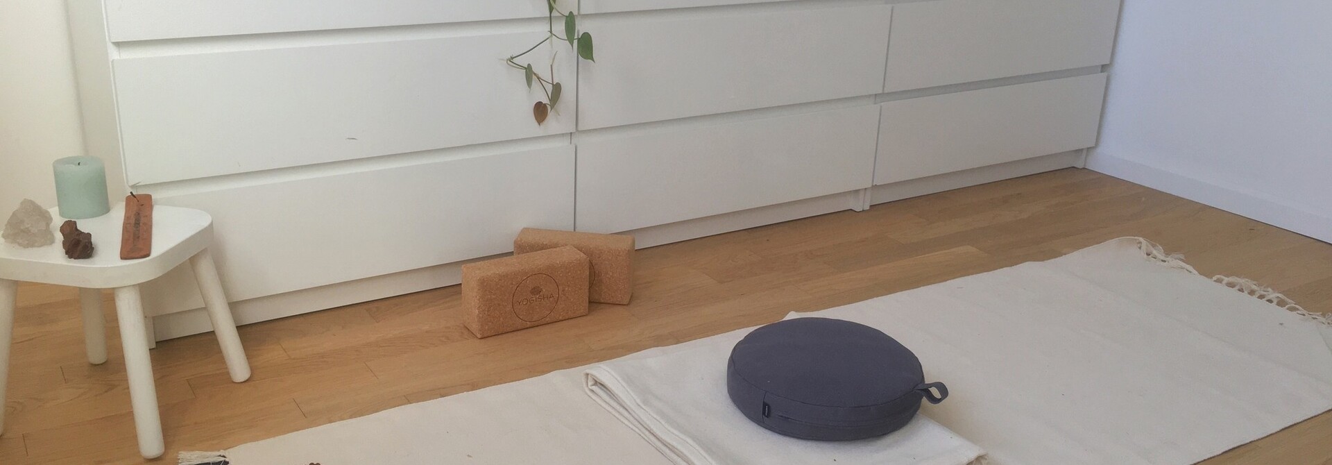 Yogisha Yoga Block Flat Cork - Yogisha Amsterdam