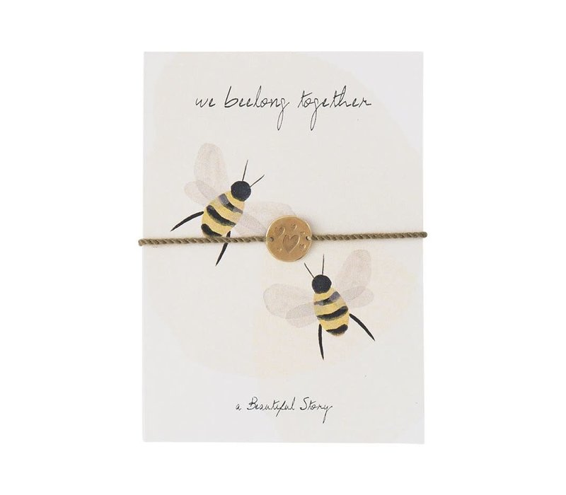 A Beautiful Story Jewelry Post Card - Bees