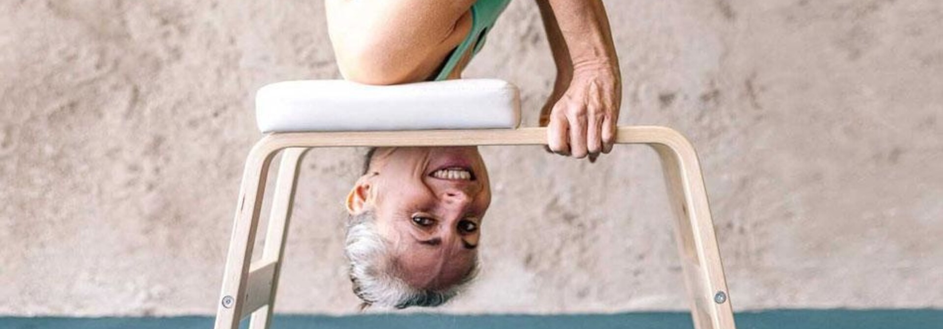 Practice inversions safely with the FeetUp