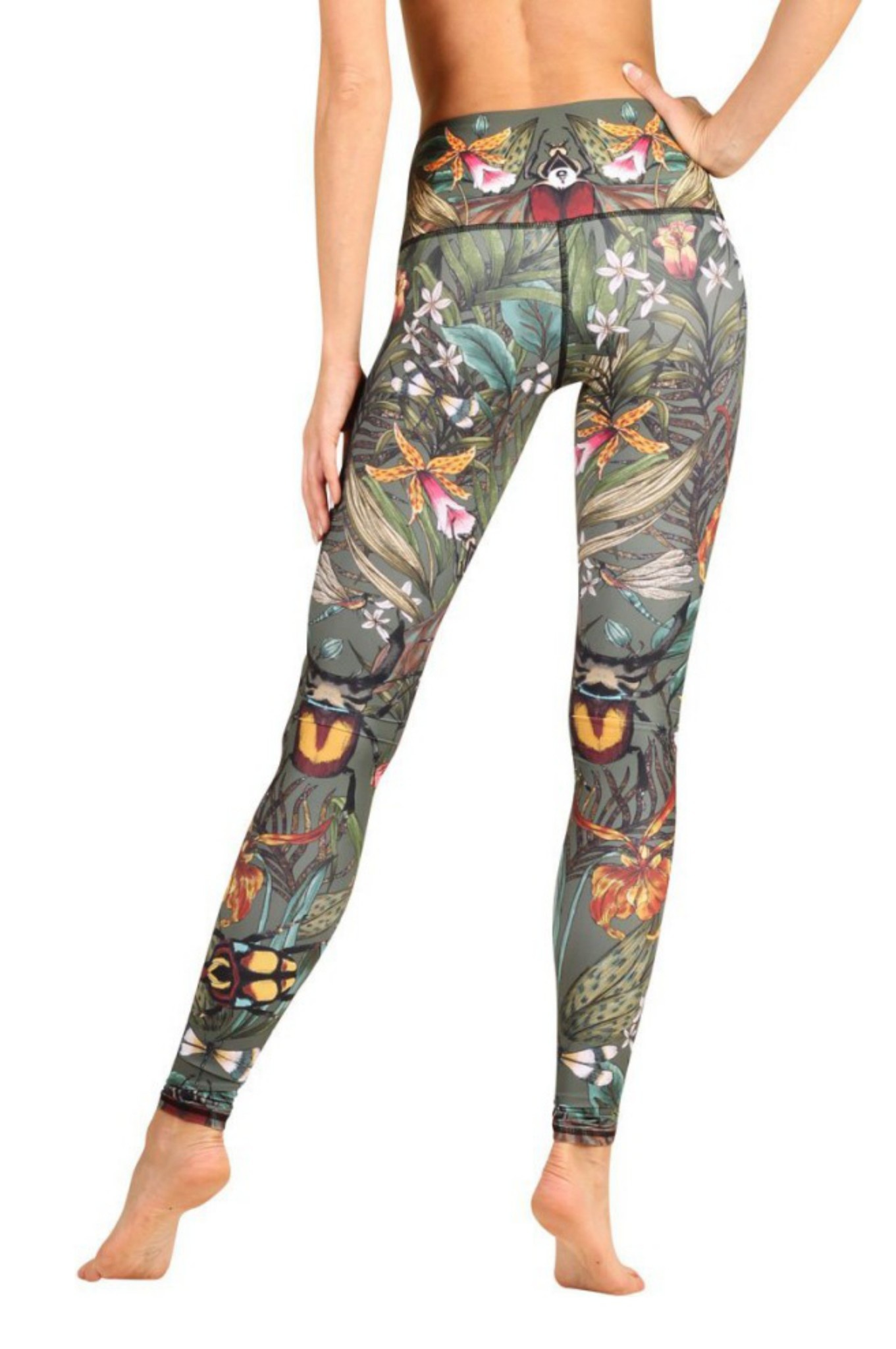 Yoga Democracy Yoga Democracy Yoga Legging - Green Thumb 72 cm