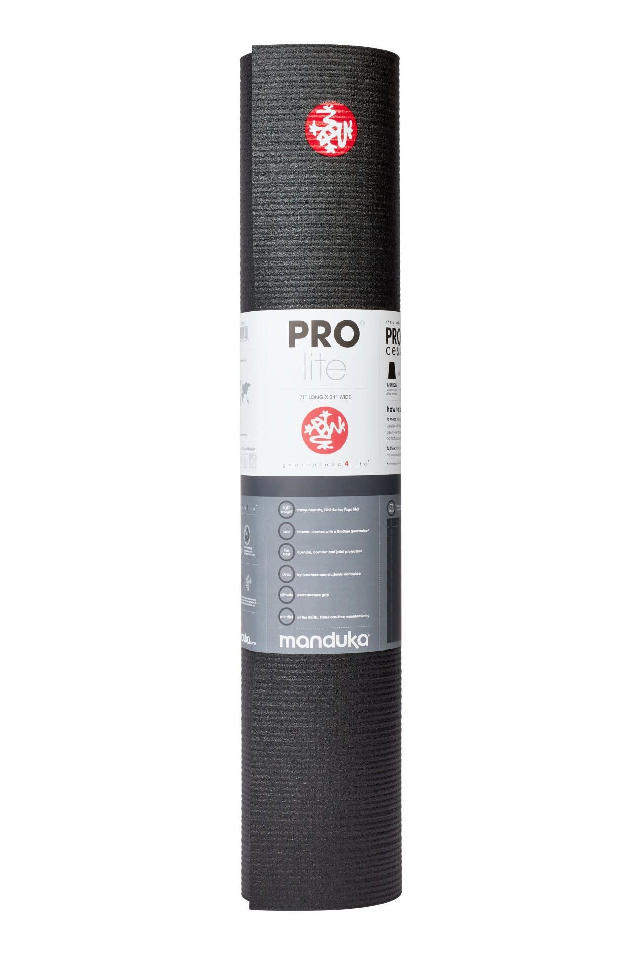 Manduka Prolite Yoga Mat 200cm 61cm 4.7mm - Black-4