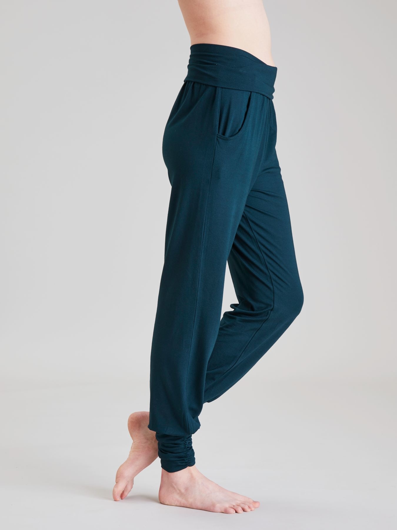 Asquith Long Harem Pants - Forest - Yogisha Amsterdam