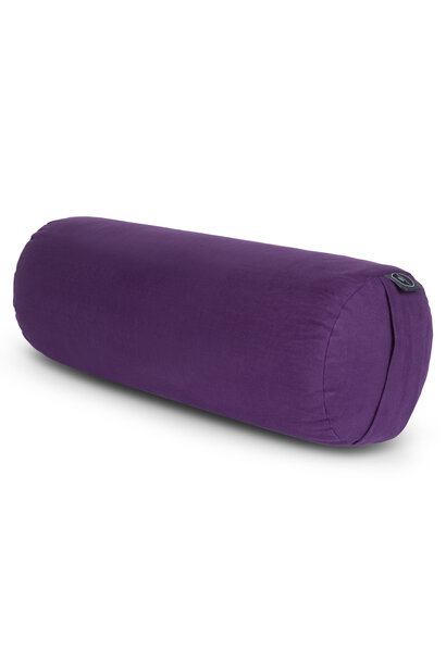 Yoga Bolster Rund Buchweizen Deluxe - Lila