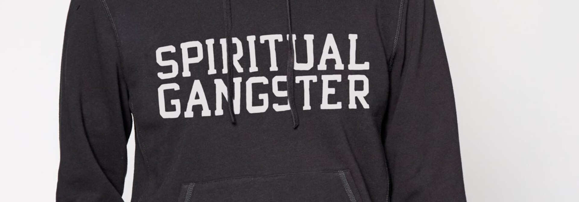 Spiritual Gangster Varsity Hoodie - Vintage Black