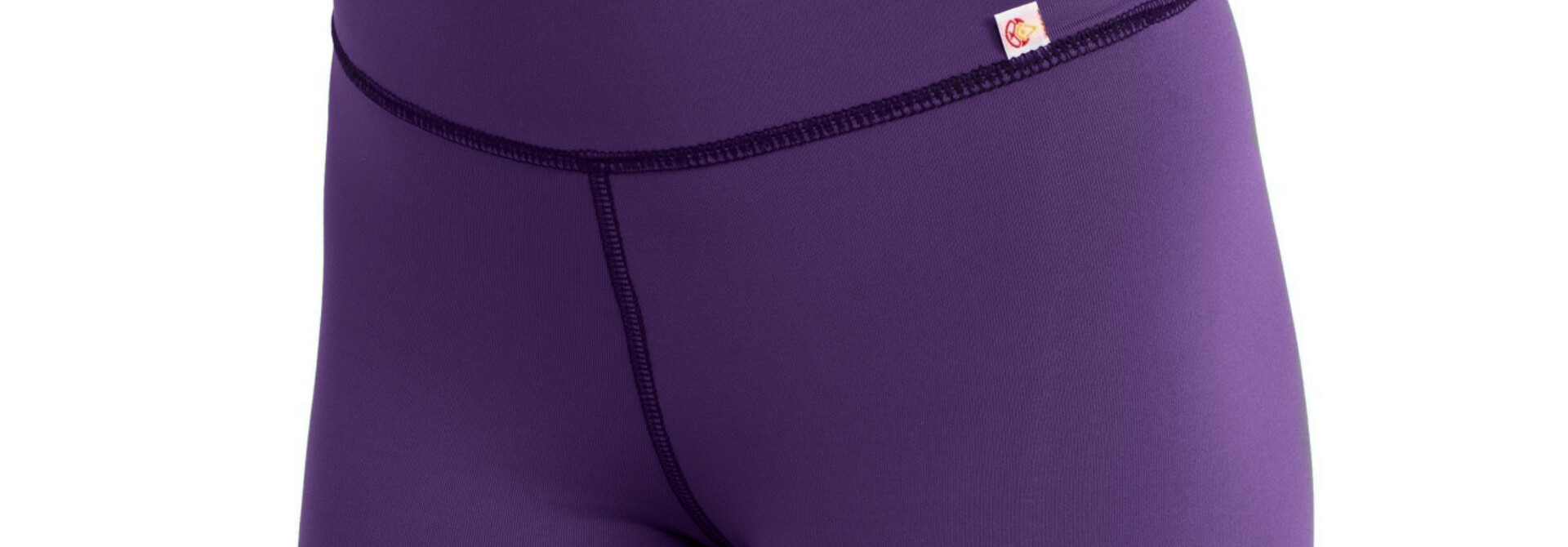 Shakti Activewear Mid Rise Shorts - Dark Purple