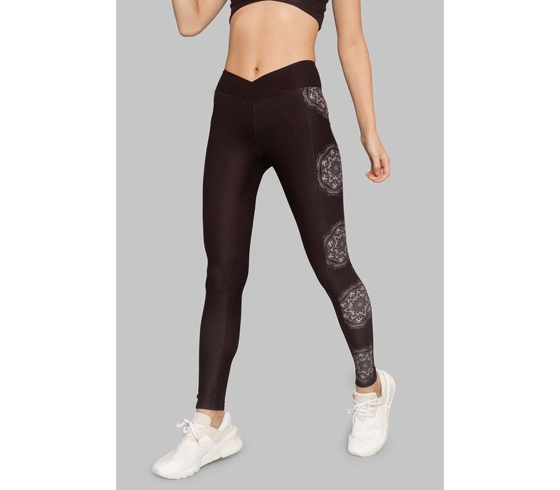 Wolven Crossover Pocket Legging - Luna 
