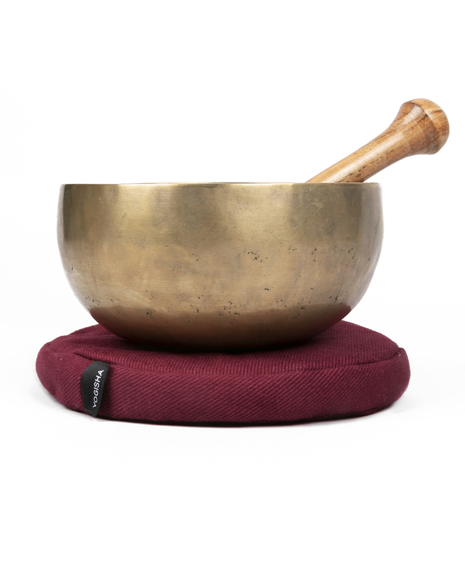Yogisha Klangschalenkissen Deluxe – Bordeaux-2